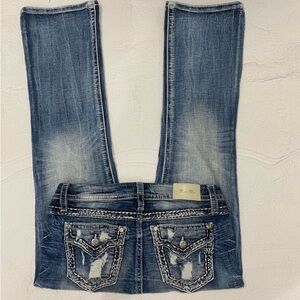 Miss Me Women's Boot Cut Jeans - Blue